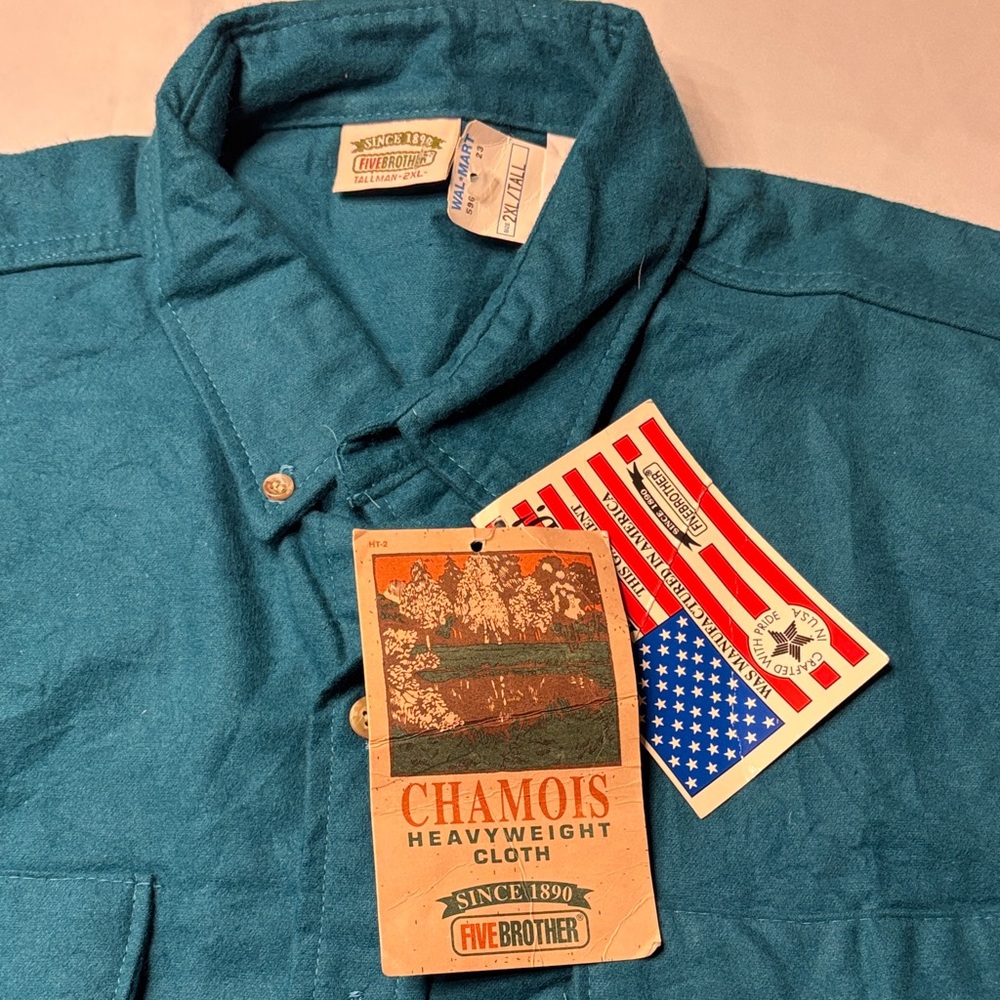 Brother Teal Button-Up Shirt